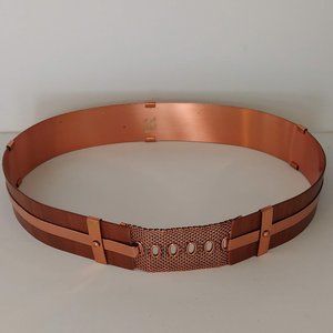 Vintage Renoir Mid-Century Copper Corset Belt.